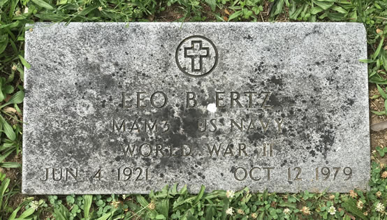 Leo B. Ertz Grave Marker